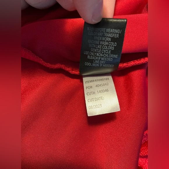 Torrid Tea Length Velvet A Line Skirt Red Plus Size 2 2X 20 22 #G40106 - Picture 7 of 7